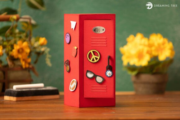 3D SVG School Locker Box Review