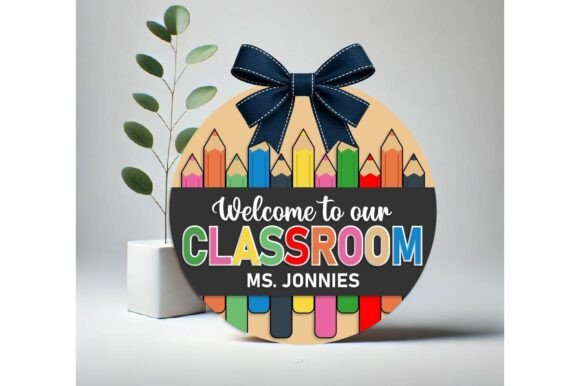 Classroom Welcome Sign SVG Laser File