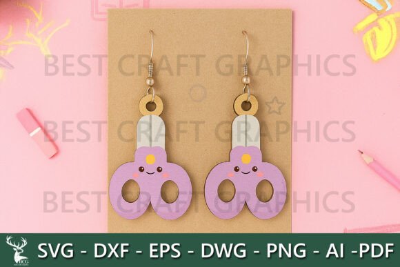 Cute Scissors Earrings – Classroom SVG