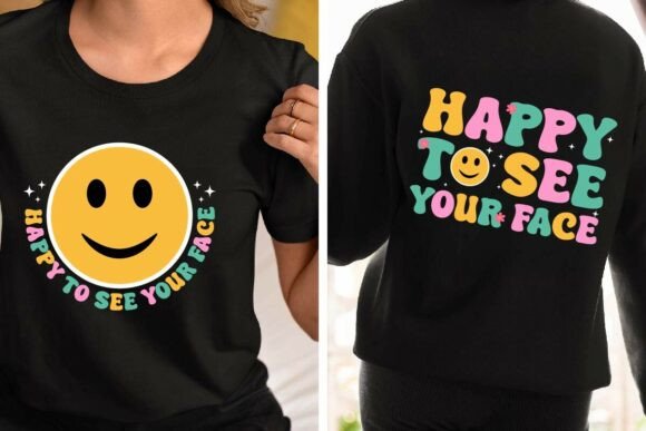 Happy to See Your Face Graphics for Crafts
