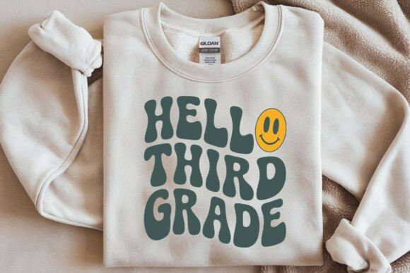 Hello Third Grade SVG, School Shirt