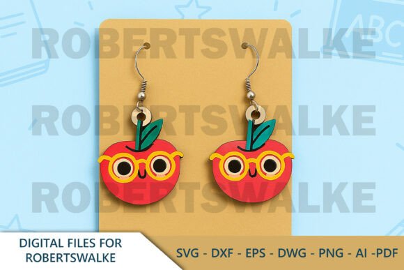 Paint Palette Earrings SVG – Art Class