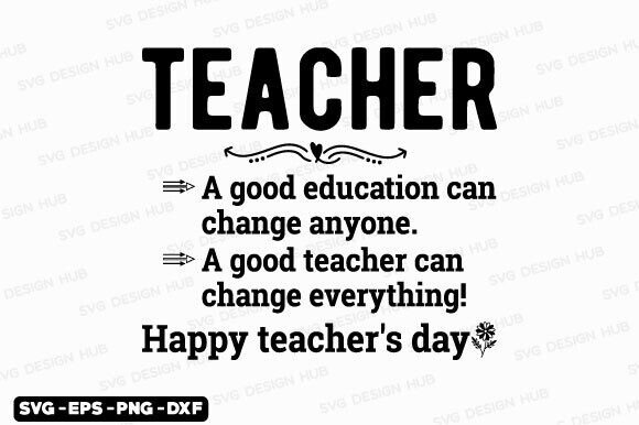 Retro Teacher SVG for Crafts & Graphics