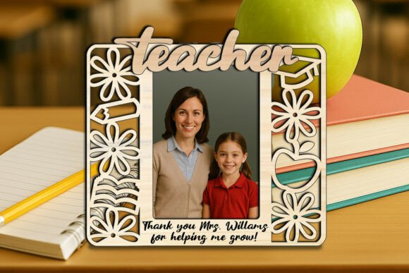SVG Teacher Appreciation Photo Frame