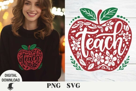 Teacher Svg, School Svg, Apple Svg, Back