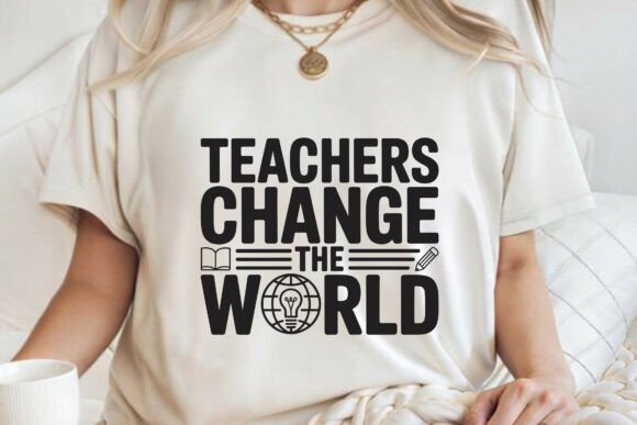 Teachers Change the World Retro Teacher Graphics Freebies