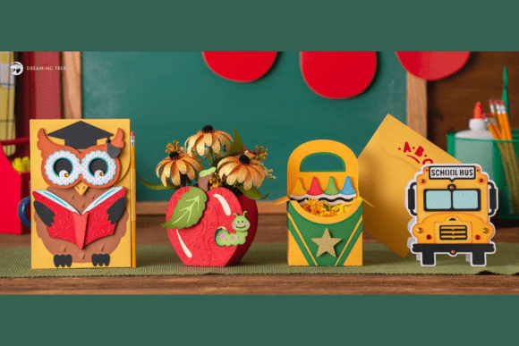 Teacher’s Pet SVG Bundle 3D SVG School